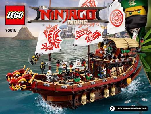 Instrucciones de Construcción - LEGO - THE LEGO NINJAGO MOVIE - 70618 - Barco de asalto ninja: Page 1