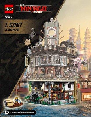 Instrucciones de Construcción - LEGO - THE LEGO NINJAGO MOVIE - 70620 - Ciudad de NINJAGO®: Page 1