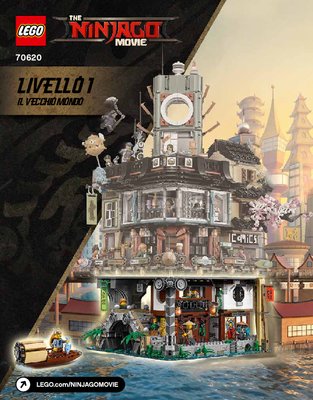 Instrucciones de Construcción - LEGO - THE LEGO NINJAGO MOVIE - 70620 - Ciudad de NINJAGO®: Page 1