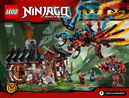 Instrucciones de Construcción - LEGO - NINJAGO - 70627 - Forja del dragón: Page 1