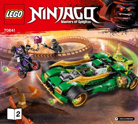 Instrucciones de Construcción - LEGO - 70641 - Ninja Nightcrawler: Page 1