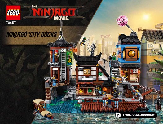 Instrucciones de Construcción - LEGO - 70657 - NINJAGO® City Docks: Page 1