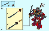 Instrucciones de Construcción - LEGO - 70665 - The Samurai Mech: Page 42