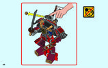 Instrucciones de Construcción - LEGO - 70665 - The Samurai Mech: Page 44