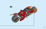 Instrucciones de Construcción - LEGO - 70667 - Kai's Blade Cycle & Zane's Snowmobile: Page 73