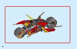 Instrucciones de Construcción - LEGO - 70667 - Kai's Blade Cycle & Zane's Snowmobile: Page 74