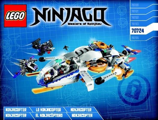 Instrucciones de Construcción - LEGO - NINJAGO - 70724 - El Ninjacóptero: Page 1