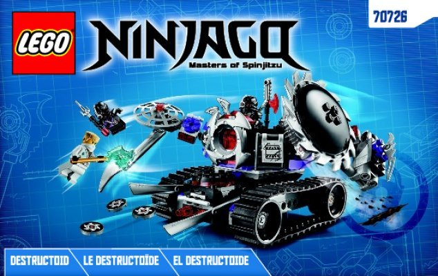 Instrucciones de Construcción - LEGO - NINJAGO - 70726 - El Destructoide: Page 1