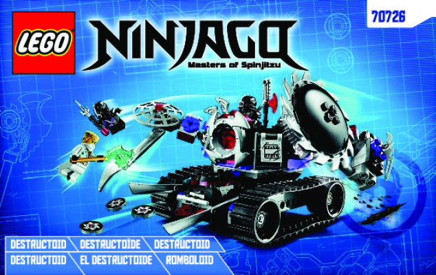 Instrucciones de Construcción - LEGO - NINJAGO - 70726 - El Destructoide: Page 1