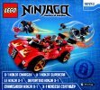 Instrucciones de Construcción - LEGO - NINJAGO - 70727 - Deportivo Ninja X-1: Page 1