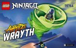 Instrucciones de Construcción - LEGO - NINJAGO - 70744 - Wrayth Airjitzu Flyer: Page 1