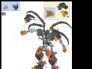 Instrucciones de Construcción - LEGO - BIONICLE - 70794 - Skull Scorpio: Page 46