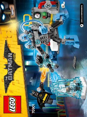 Instrucciones de Construcción - LEGO - THE LEGO BATMAN MOVIE - 70901 - Ataque gélido de Mr. Freeze™: Page 1