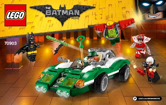 Instrucciones de Construcción - LEGO - THE LEGO BATMAN MOVIE - 70903 - Coche misterioso de The Riddler™: Page 1