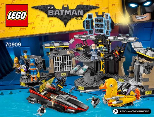 Instrucciones de Construcción - LEGO - THE LEGO BATMAN MOVIE - 70909 - Intrusos en la batcueva: Page 1