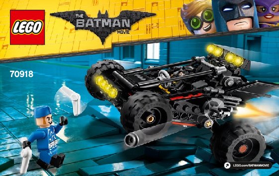 Instrucciones de Construcción - LEGO - 70918 - The Bat-Dune Buggy: Page 1