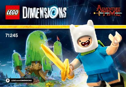 Instrucciones de Construcción - LEGO - DIMENSIONS - 71245 - Level Pack Adventure Time™: Page 1