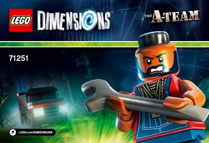 Instrucciones de Construcción - LEGO - DIMENSIONS - 71251 - Fun Pack A-Team™: Page 1