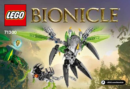 Instrucciones de Construcción - LEGO - BIONICLE - 71300 - Uxar: criatura de la jungla: Page 1