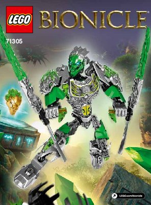 Instrucciones de Construcción - LEGO - BIONICLE - 71305 - Lewa: convocador de la jungla: Page 1