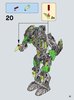 Instrucciones de Construcción - LEGO - BIONICLE - 71305 - Lewa: convocador de la jungla: Page 21