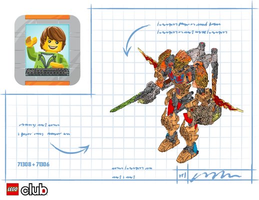 Instrucciones de Construcción - LEGO - BIONICLE - 71306 - Pohatu: convocador de la piedra: Page 1