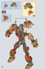 Instrucciones de Construcción - LEGO - BIONICLE - 71308 - Tahu: convocador del fuego: Page 20