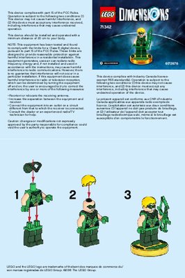 Instrucciones de Construcción - LEGO - 71342 - GA Promotion Pack: Page 1