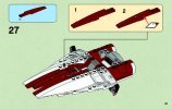 Instrucciones de Construcción - LEGO - Star Wars - 75003 - Caza estelar Ala-A: Page 31