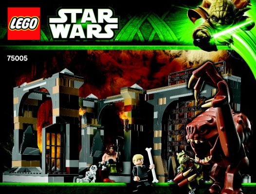 Instrucciones de Construcción - LEGO - Star Wars - 75005 - Foso del Rancor: Page 1