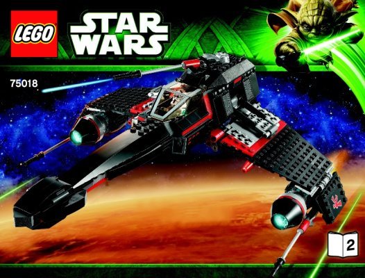 Instrucciones de Construcción - LEGO - Star Wars - 75018 - Jek-14’s™ Stealth Starfighter: Page 1