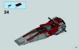 Instrucciones de Construcción - LEGO - Star Wars - 75039 - V-wing Starfighter™: Page 37