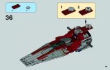 Instrucciones de Construcción - LEGO - Star Wars - 75039 - V-wing Starfighter™: Page 39