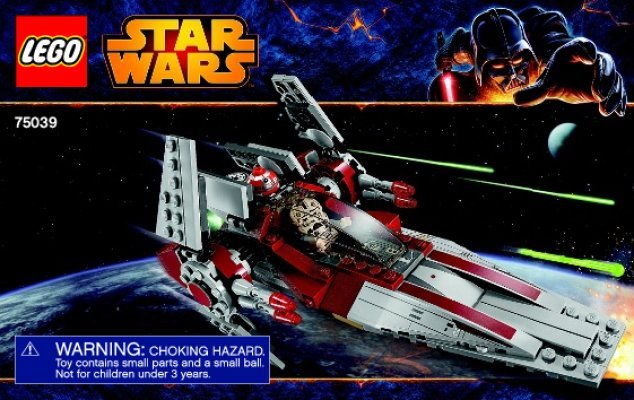 Instrucciones de Construcción - LEGO - Star Wars - 75039 - V-wing Starfighter™: Page 1