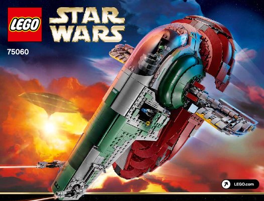 Instrucciones de Construcción - LEGO - Star Wars - 75060 - Slave I™: Page 1