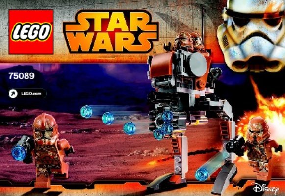 Instrucciones de Construcción - LEGO - Star Wars - 75089 - Geonosis Troopers™: Page 1