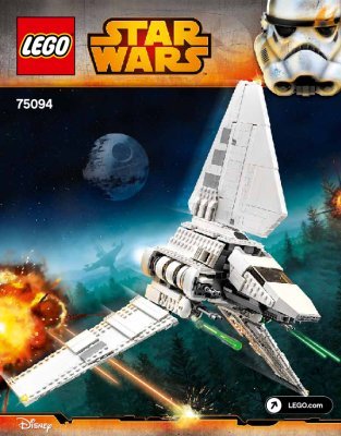 Instrucciones de Construcción - LEGO - Star Wars - 75094 - Imperial Shuttle Tydirium™: Page 1