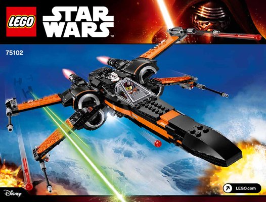 Instrucciones de Construcción - LEGO - Star Wars - 75102 - Poe’s X-Wing Fighter™: Page 1