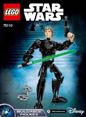 Instrucciones de Construcción - LEGO - Star Wars - 75110 - Luke Skywalker™: Page 1