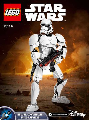 Instrucciones de Construcción - LEGO - Star Wars - 75114 - First Order Stormtrooper™: Page 1