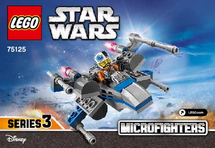 Instrucciones de Construcción - LEGO - Star Wars - 75125 - Resistance X-Wing Fighter™: Page 1