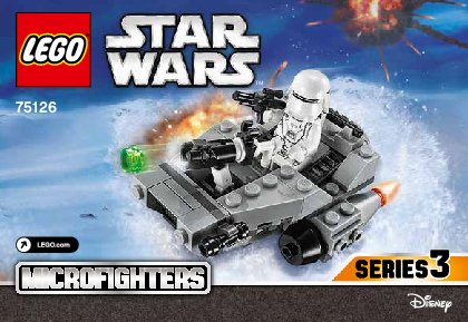 Instrucciones de Construcción - LEGO - Star Wars - 75126 - First Order Snowspeeder™: Page 1