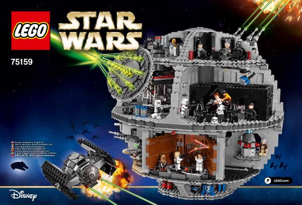 Instrucciones de Construcción - LEGO - Star Wars - 75159 - Death Star™: Page 1