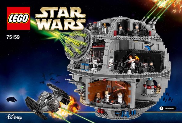 Instrucciones de Construcción - LEGO - Star Wars - 75159 - Death Star™: Page 1