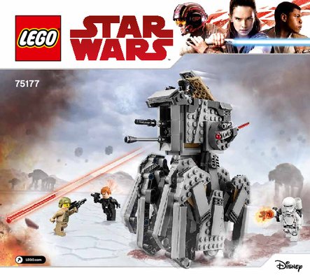 Instrucciones de Construcción - LEGO - 75177 - First Order Heavy Scout Walker™: Page 1