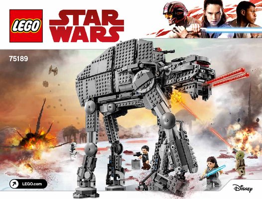 Instrucciones de Construcción - LEGO - 75189 - First Order Heavy Assault Walker™: Page 1