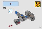 Instrucciones de Construcción - LEGO - 75195 - Ski Speeder™ vs. First Order Walker™ Mic: Page 41