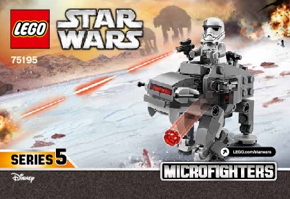 Instrucciones de Construcción - LEGO - 75195 - Ski Speeder™ vs. First Order Walker™ Mic: Page 1