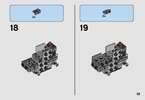 Instrucciones de Construcción - LEGO - 75195 - Ski Speeder™ vs. First Order Walker™ Mic: Page 19