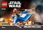 Instrucciones de Construcción - LEGO - 75196 - A-Wing™ vs. TIE Silencer™ Microfighters: Page 1